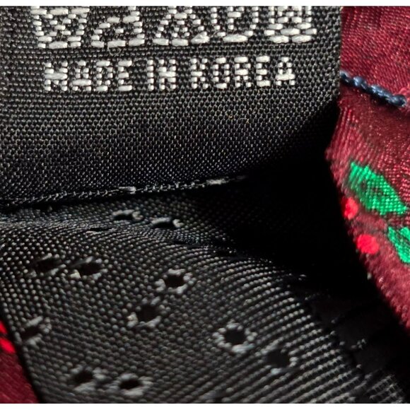 Tango Silk Vintage Toys Christmas Neck Tie Maroon Holly Holiday Party Max Raab - Picture 6 of 8